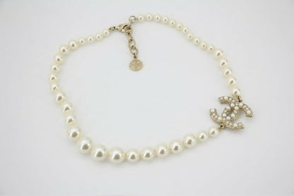 Chanel F21V Imitation Pearl 100th Anniversary Necklace