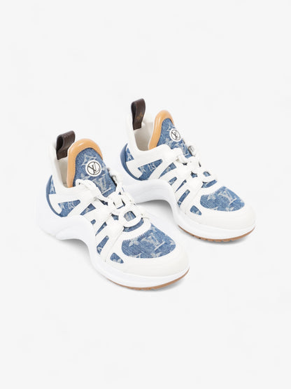 Louis Vuitton Archlight Blue Monogram / White Denim EU 37 UK 4