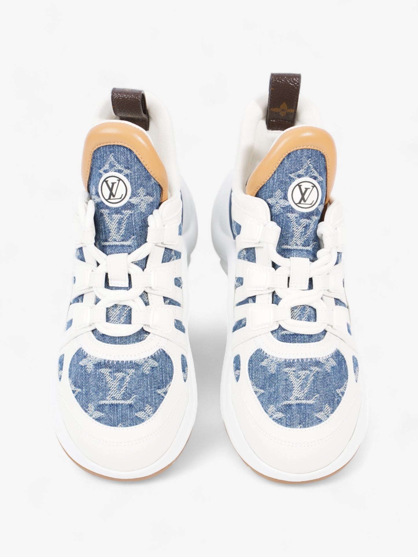 Louis Vuitton Archlight Blue Monogram / White Denim EU 37 UK 4