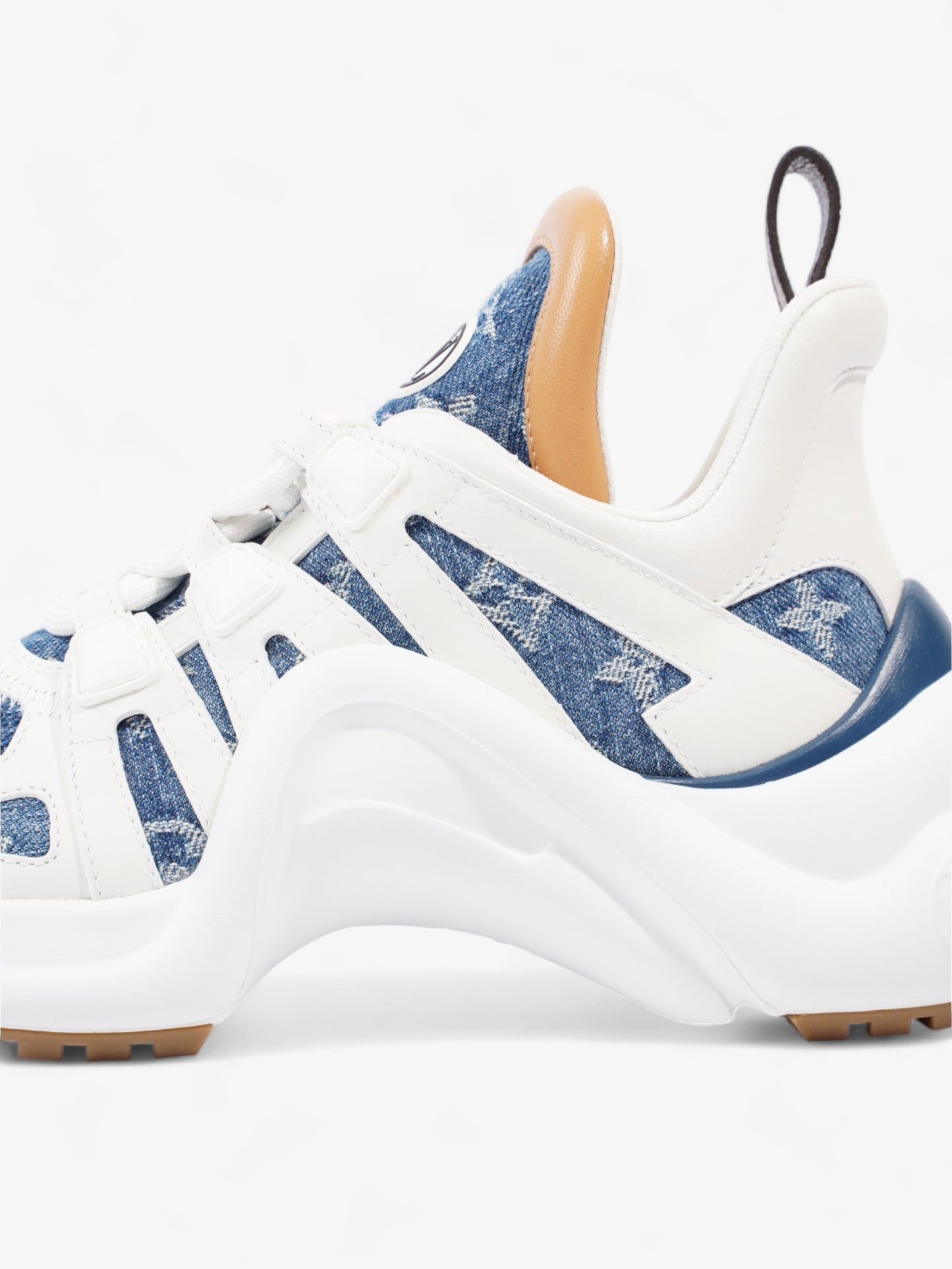 Louis Vuitton Archlight Blue Monogram / White Denim EU 37 UK 4