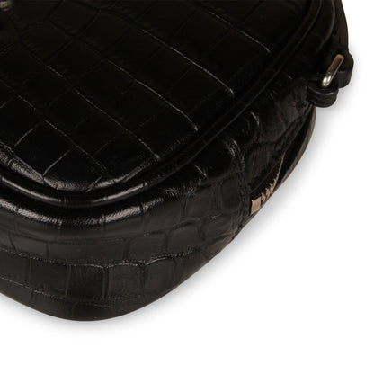 Saint Laurent Small Lou Camera Bag- Croc Embossed