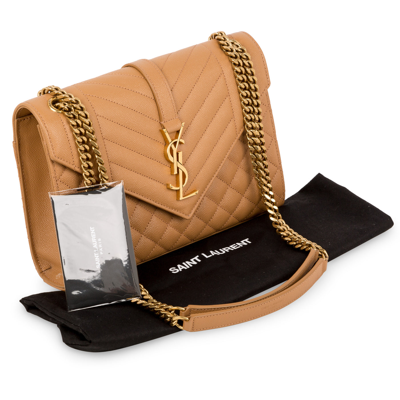Saint Laurent Small Monogram Mix Matelasse Shoulder Bag
