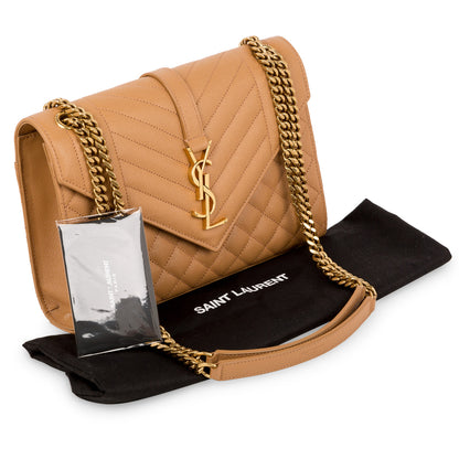 Saint Laurent Small Monogram Mix Matelasse Shoulder Bag