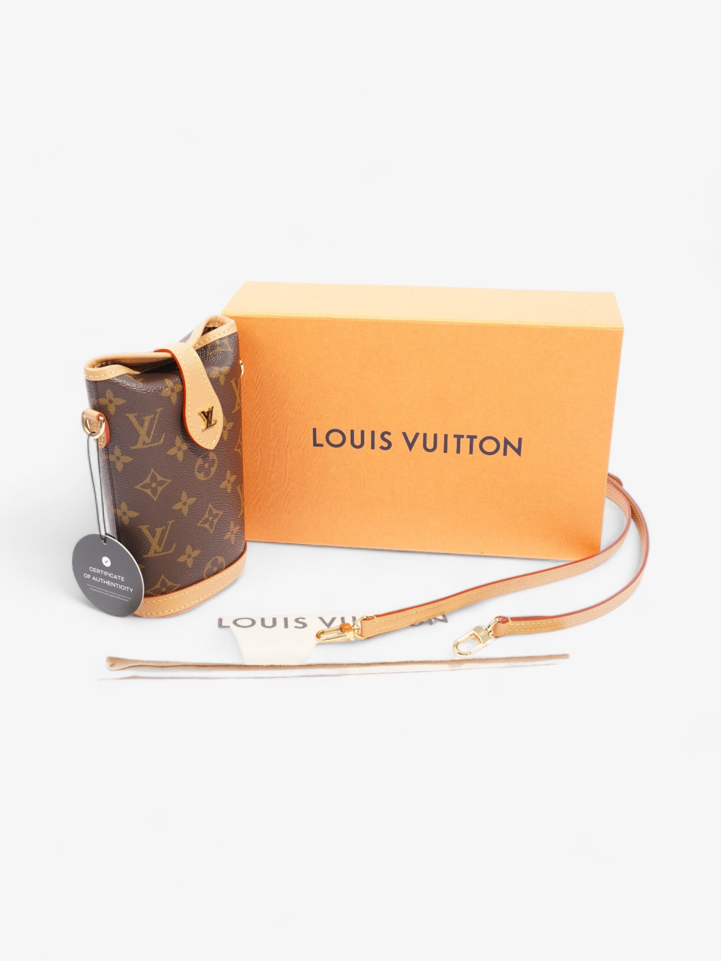 Louis Vuitton Fold Me Pouch Monogram Coated Canvas