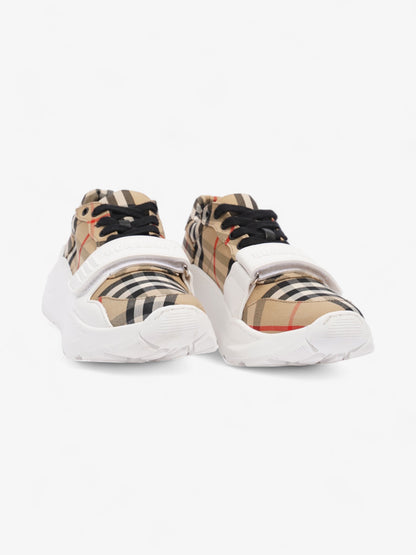 Burberry Regis sneakers Check / White Canvas EU 36 UK 3