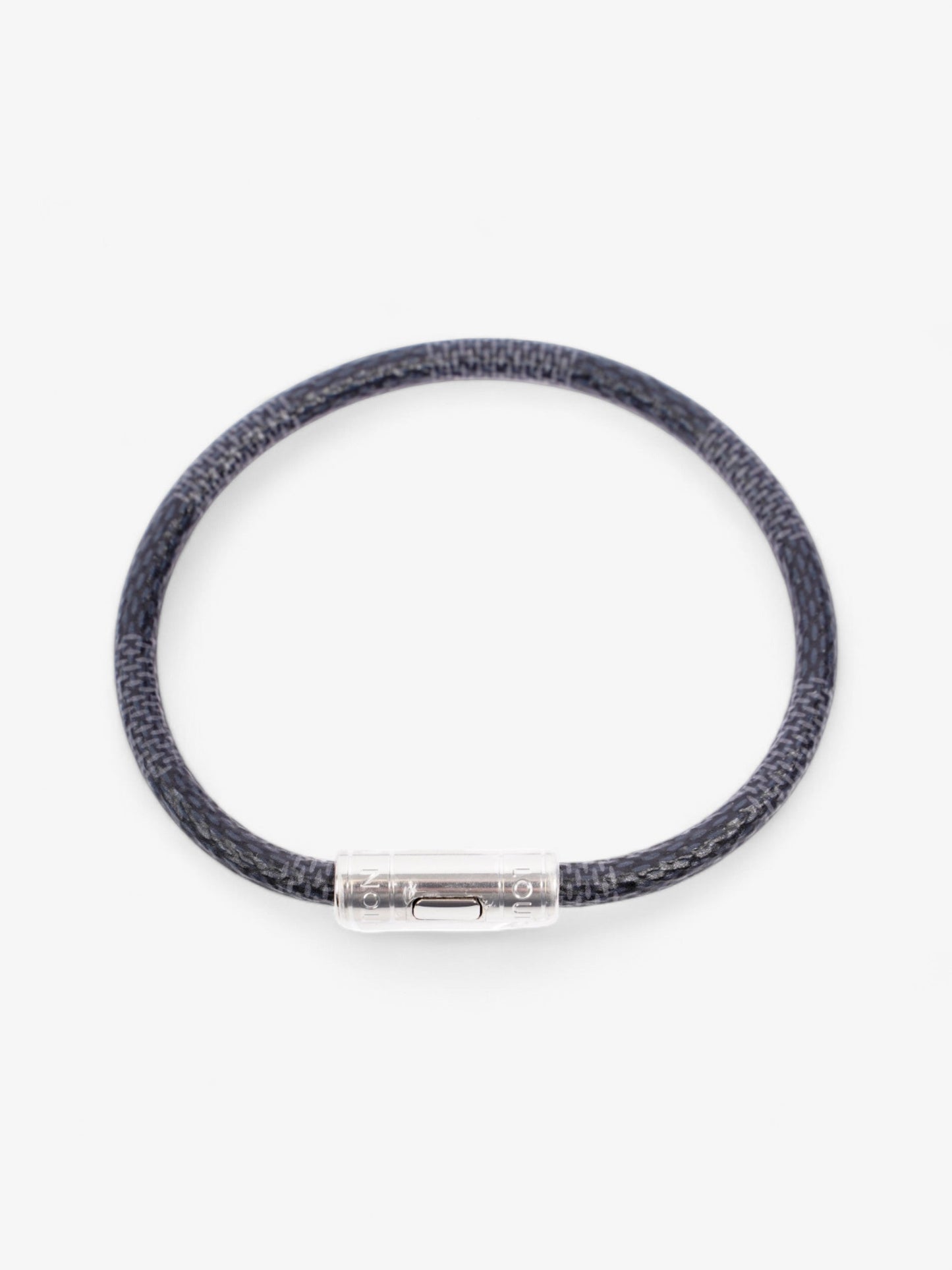 Louis Vuitton Keep It Bracelet Damier Graphite / Silver Canvas