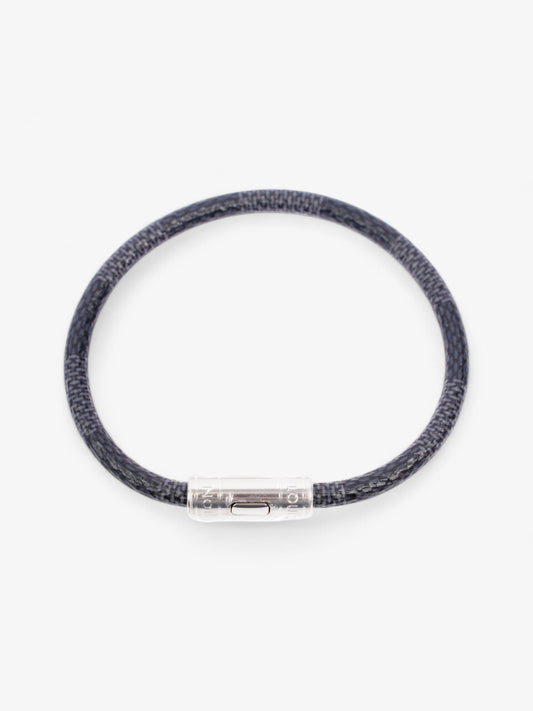 Louis Vuitton Keep It Bracelet Damier Graphite / Silver Canvas