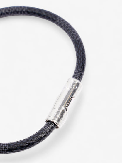 Louis Vuitton Keep It Bracelet Damier Graphite / Silver Canvas