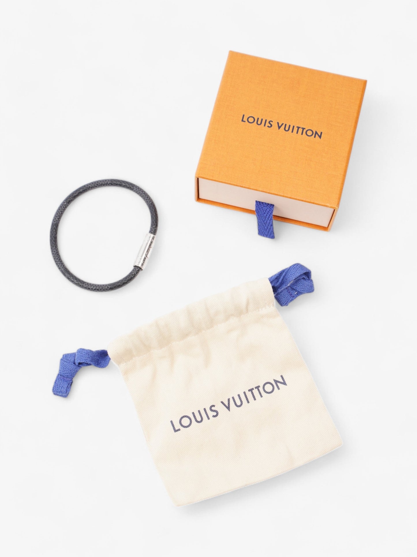 Louis Vuitton Keep It Bracelet Damier Graphite / Silver Canvas