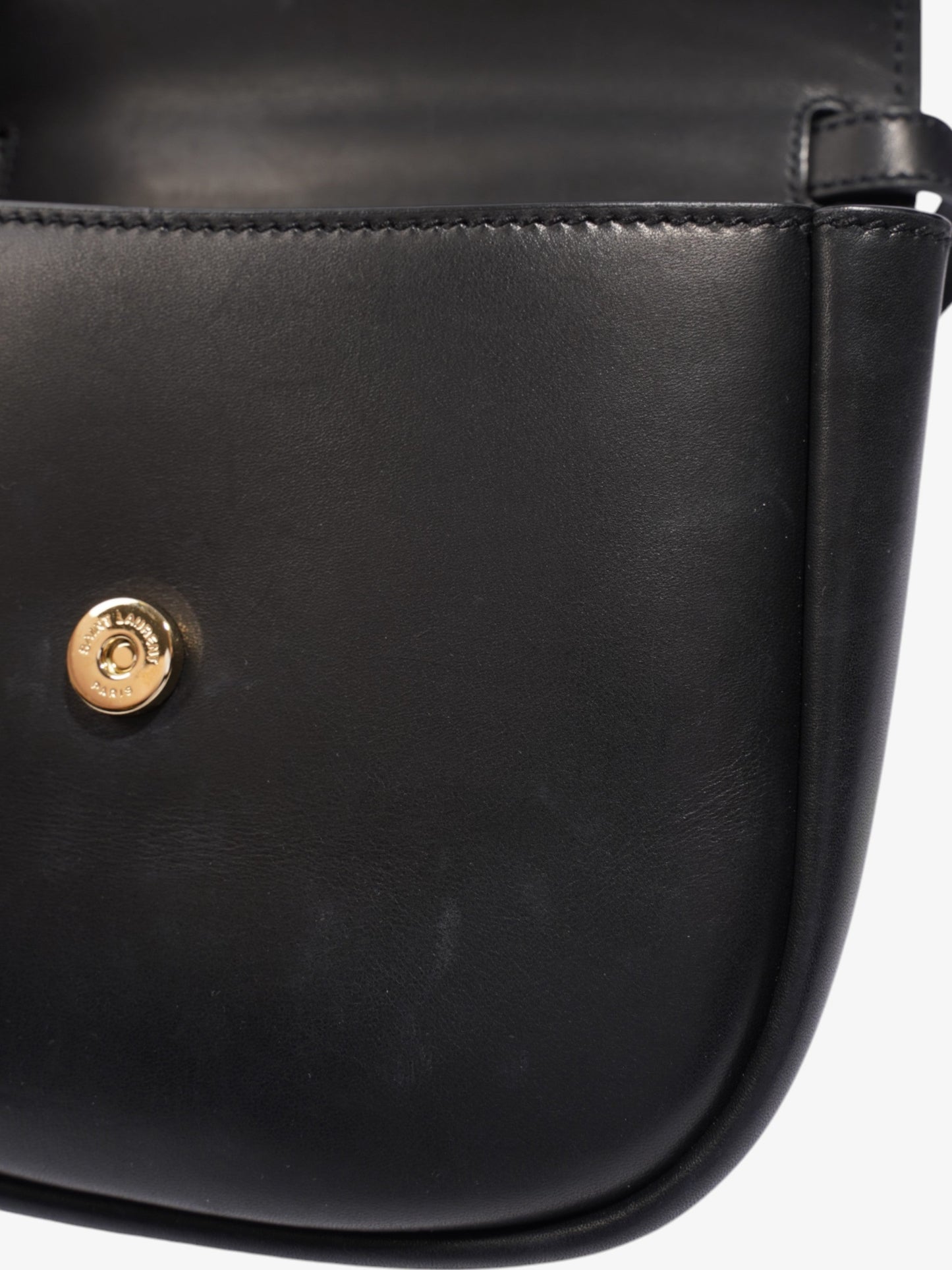 Saint Laurent Kaia Black Calfskin Leather Small