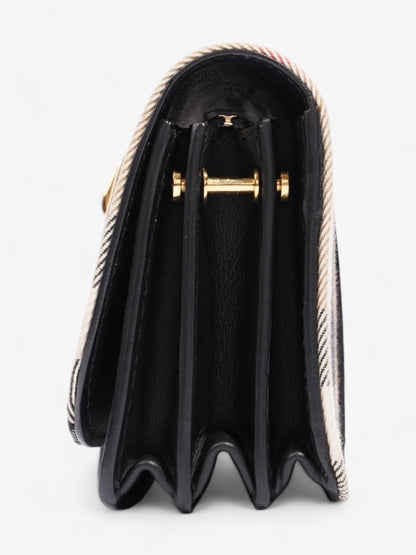 Burberry Madison House Check / Black Canvas