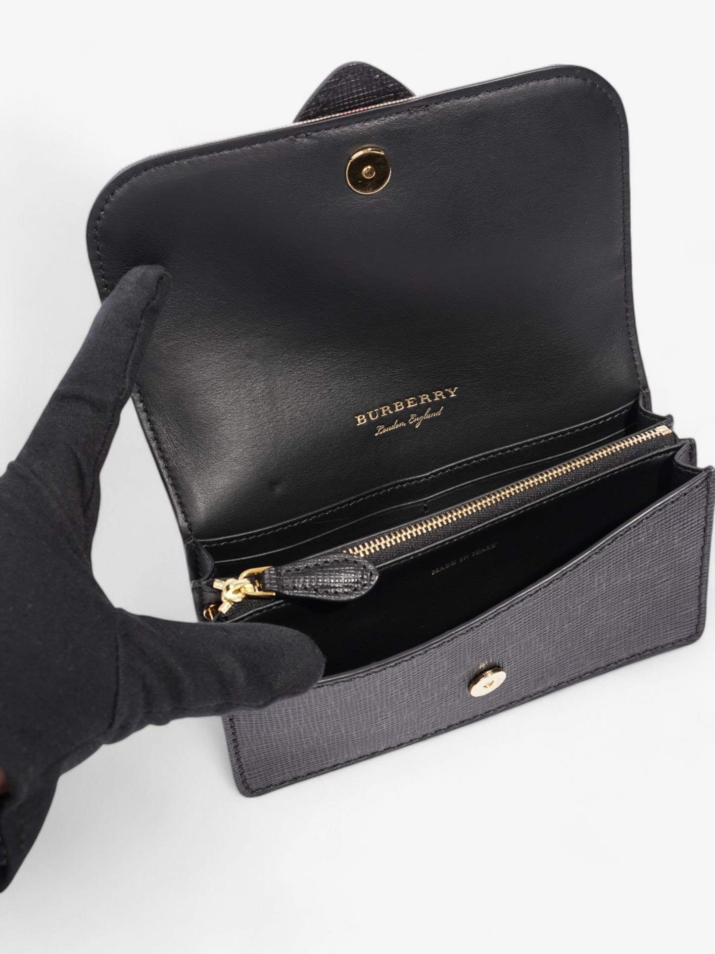 Burberry Madison House Check / Black Canvas