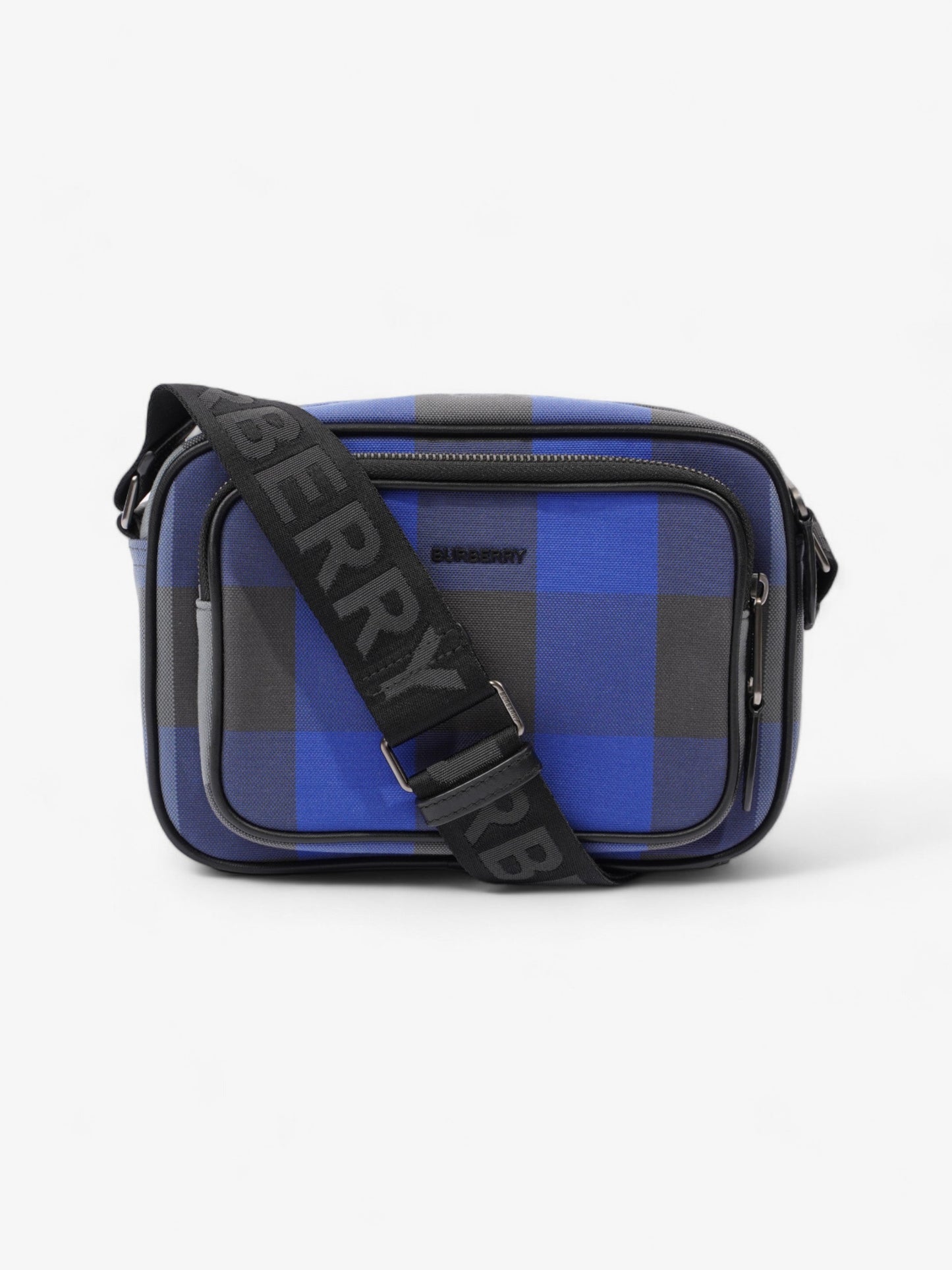 Burberry Paddy Check Blue Canvas
