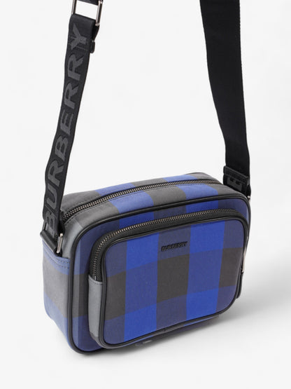 Burberry Paddy Check Blue Canvas