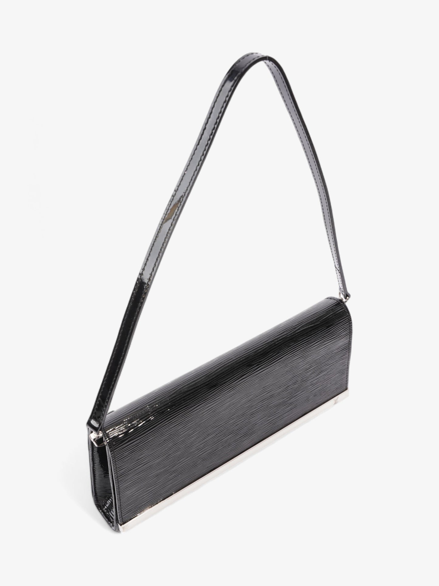 Louis Vuitton Sevigne Clutch Bag Black Epi Leather