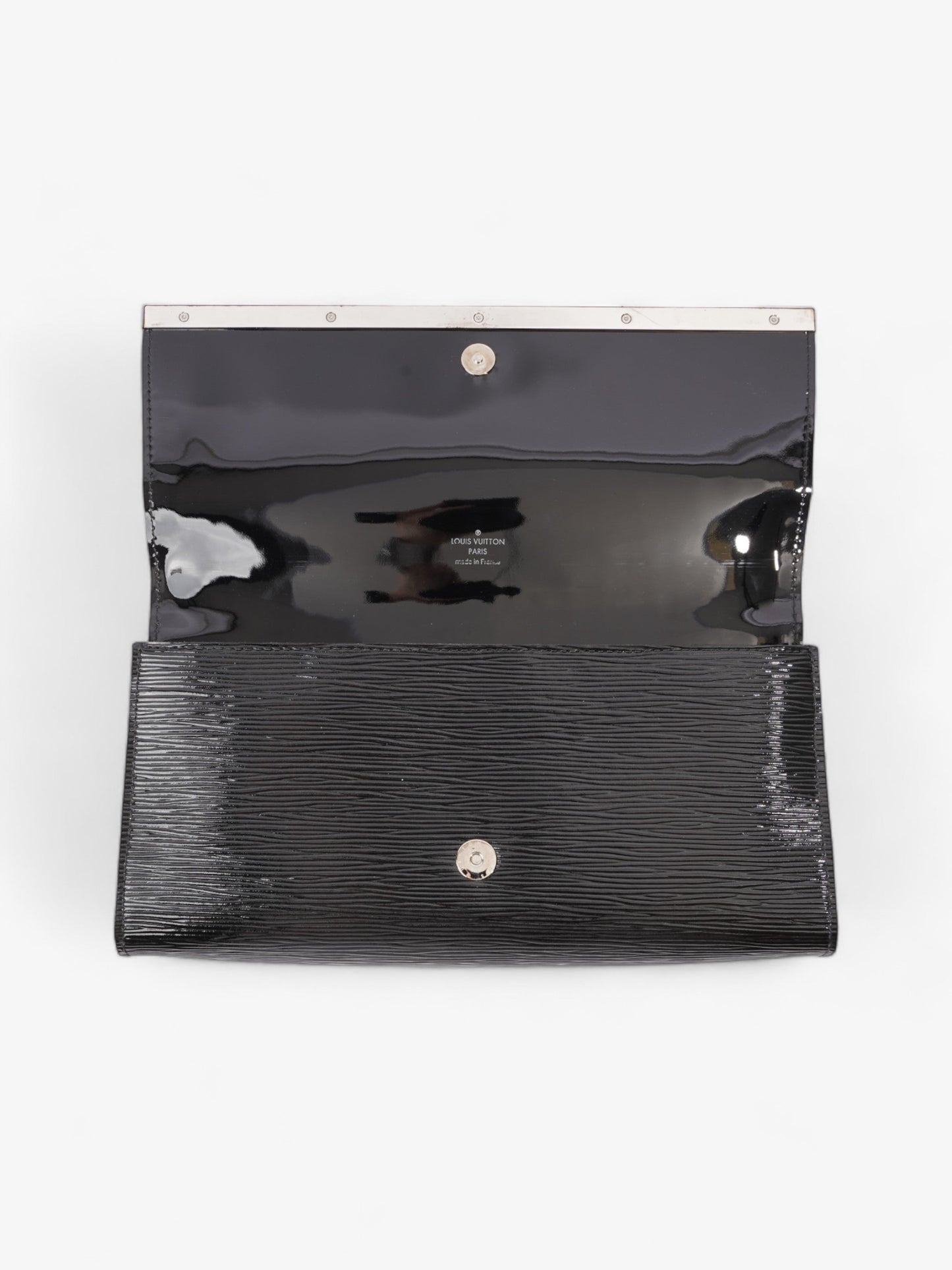 Louis Vuitton Sevigne Clutch Bag Black Epi Leather