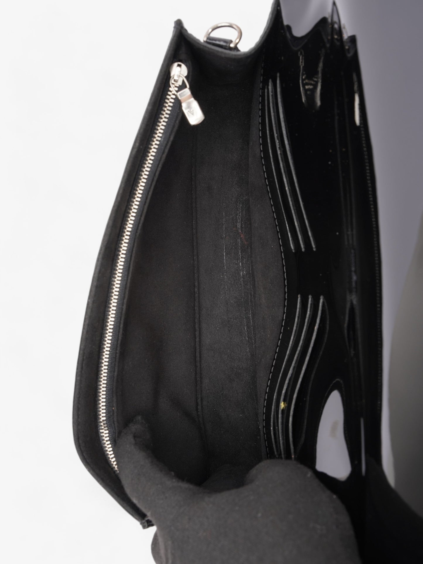 Louis Vuitton Sevigne Clutch Bag Black Epi Leather