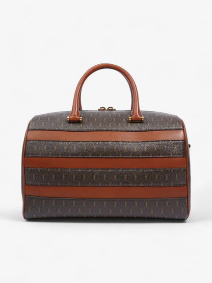 Saint Laurent Le Monogramme Duffle Bag Brown Canvas