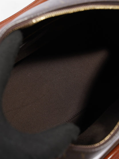 Saint Laurent Le Monogramme Duffle Bag Brown Canvas