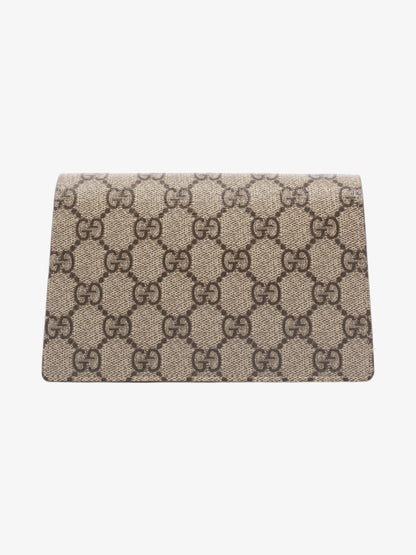Gucci Dionysus GG Supreme / Beige Coated Canvas Super Mini
