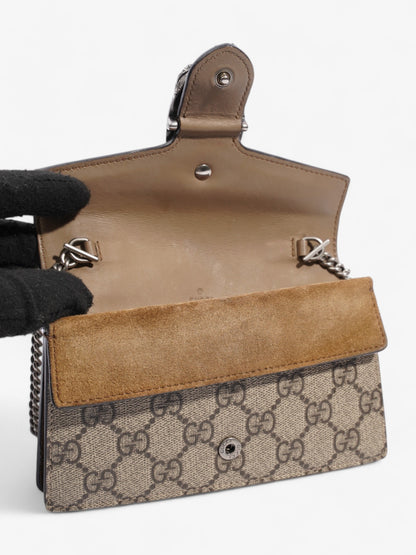 Gucci Dionysus GG Supreme / Beige Coated Canvas Super Mini