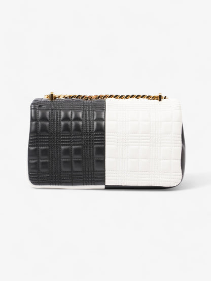 Burberry Lola bag Black / White Leather Small