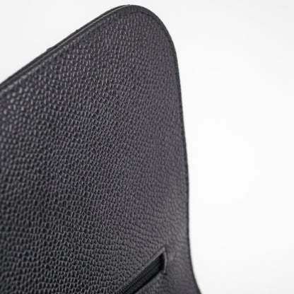 Chanel Caviar Double Classic Flap Jumbo Black