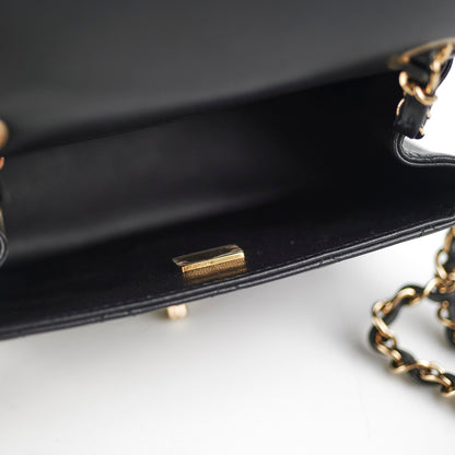 Chanel Classic Square Flap Lambskin Black