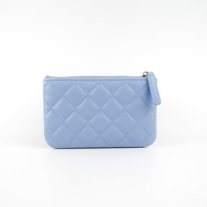 Chanel O-case Small Lambskin Blue