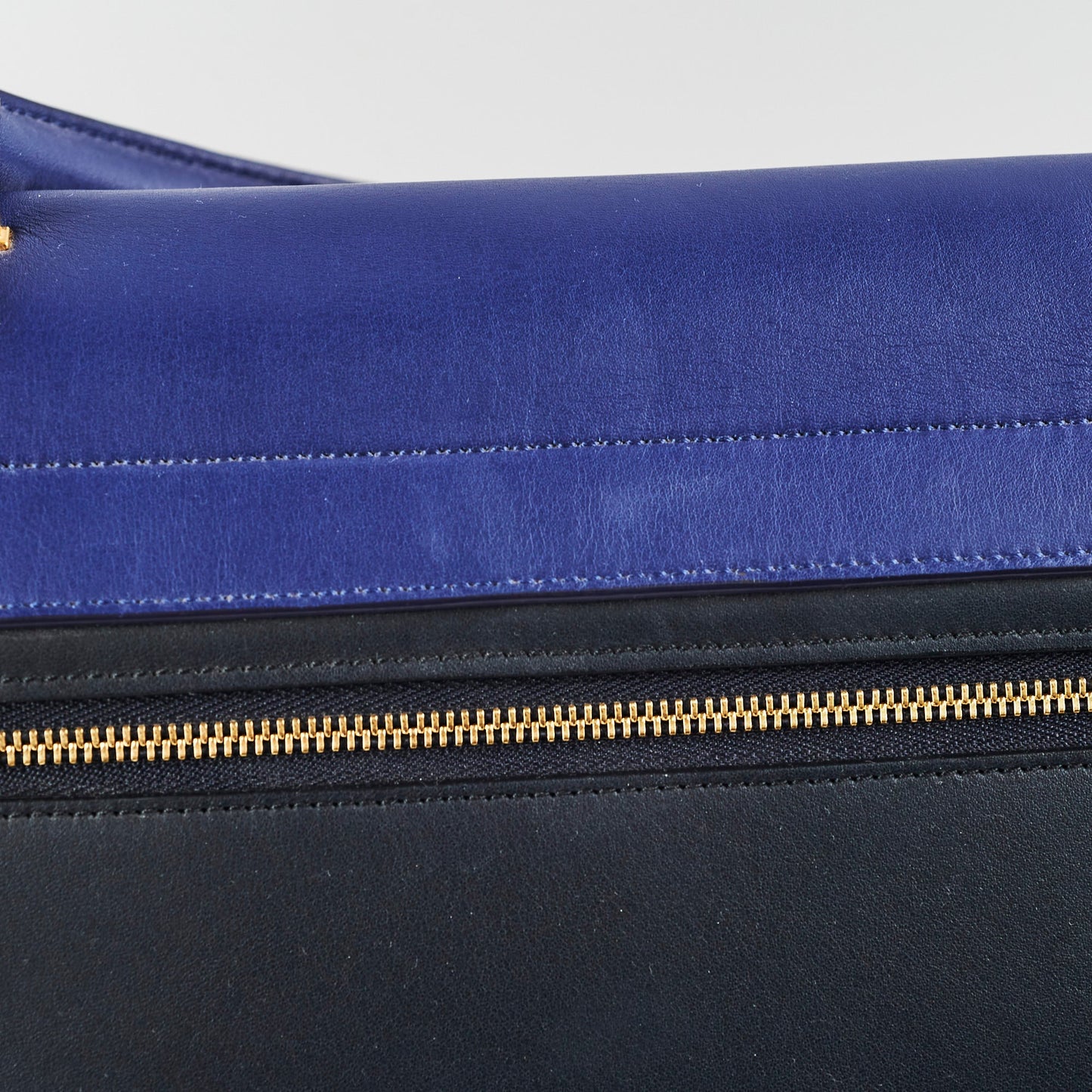 Celine Trapeze Medium Blue/Navy