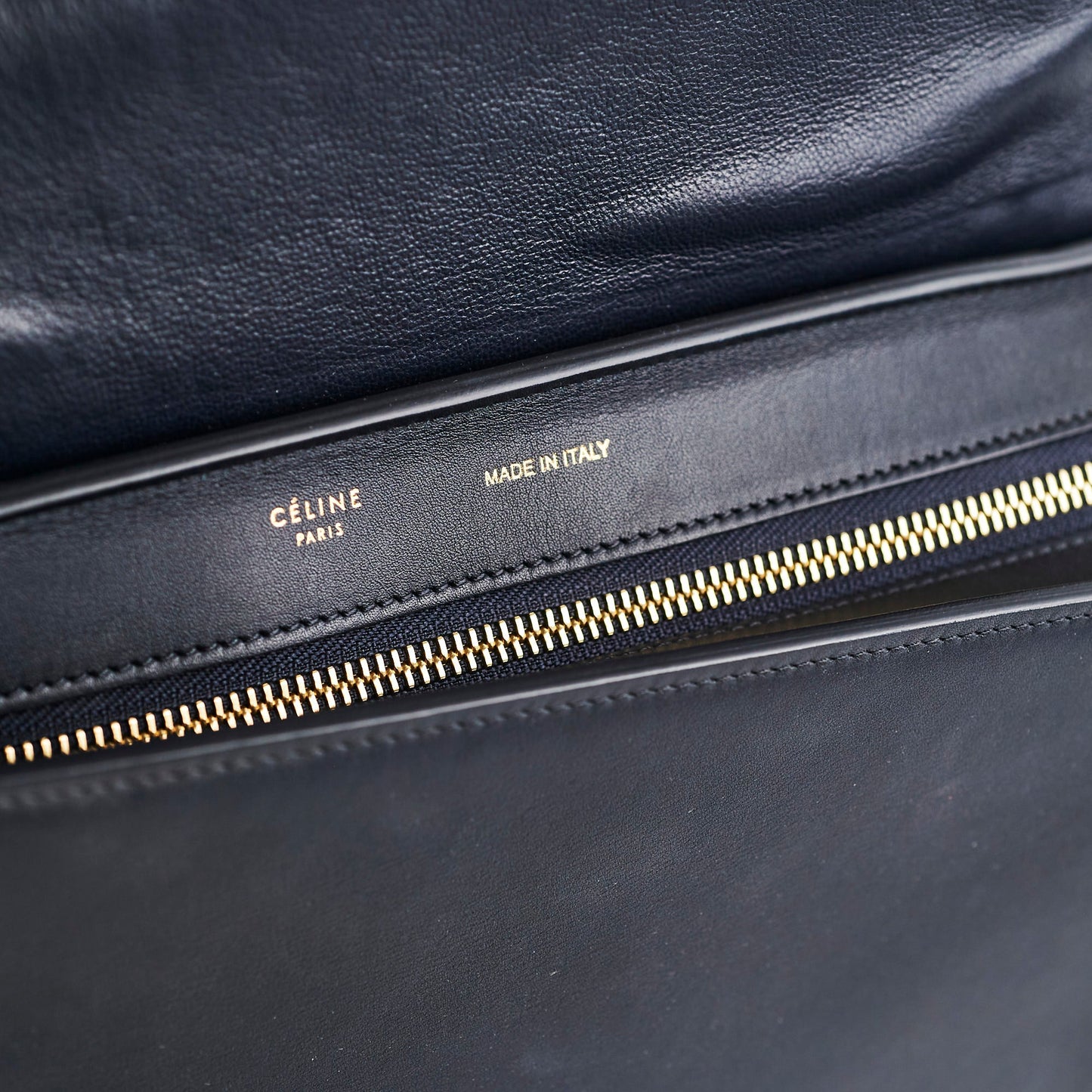 Celine Trapeze Medium Blue/Navy