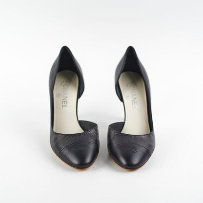 Chanel Black Heels Size 38.5