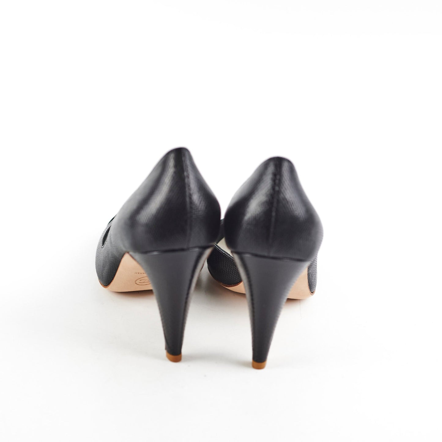 Chanel Black Heels Size 38.5