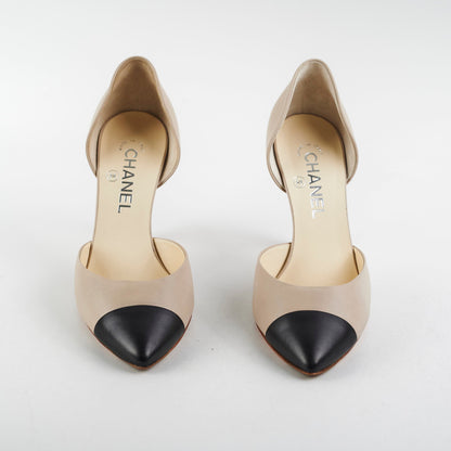 Chanel Heels Cream Size 38.5