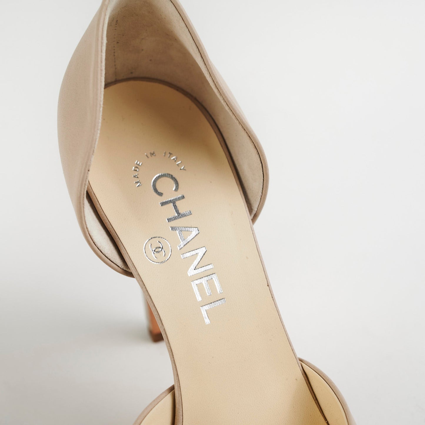 Chanel Heels Cream Size 38.5