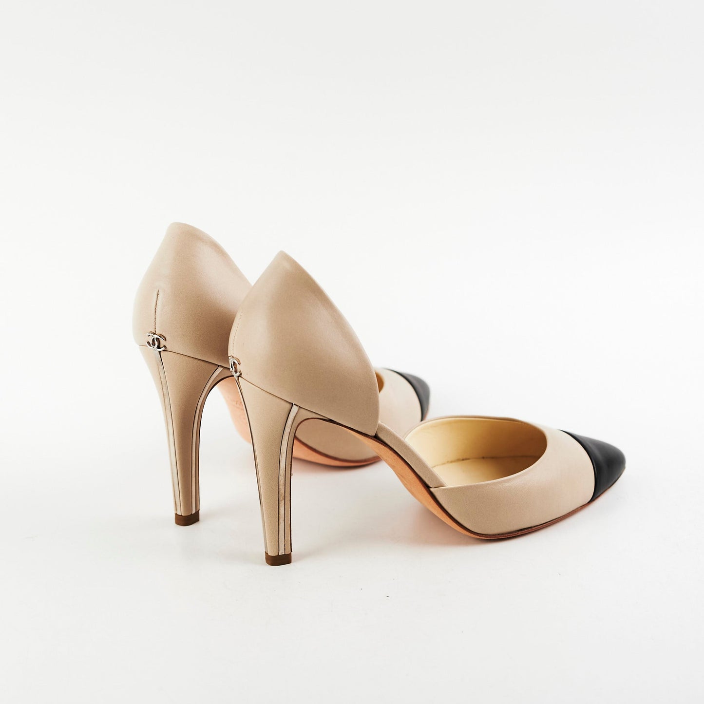 Chanel Heels Cream Size 38.5