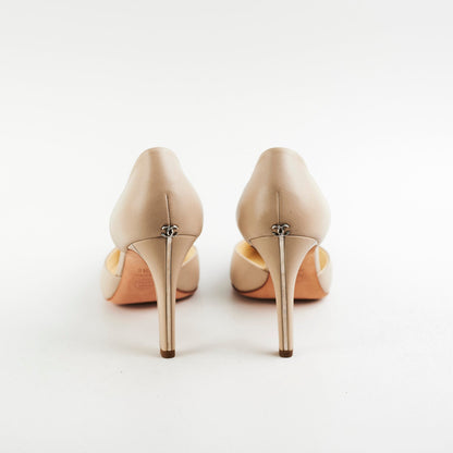 Chanel Heels Cream Size 38.5