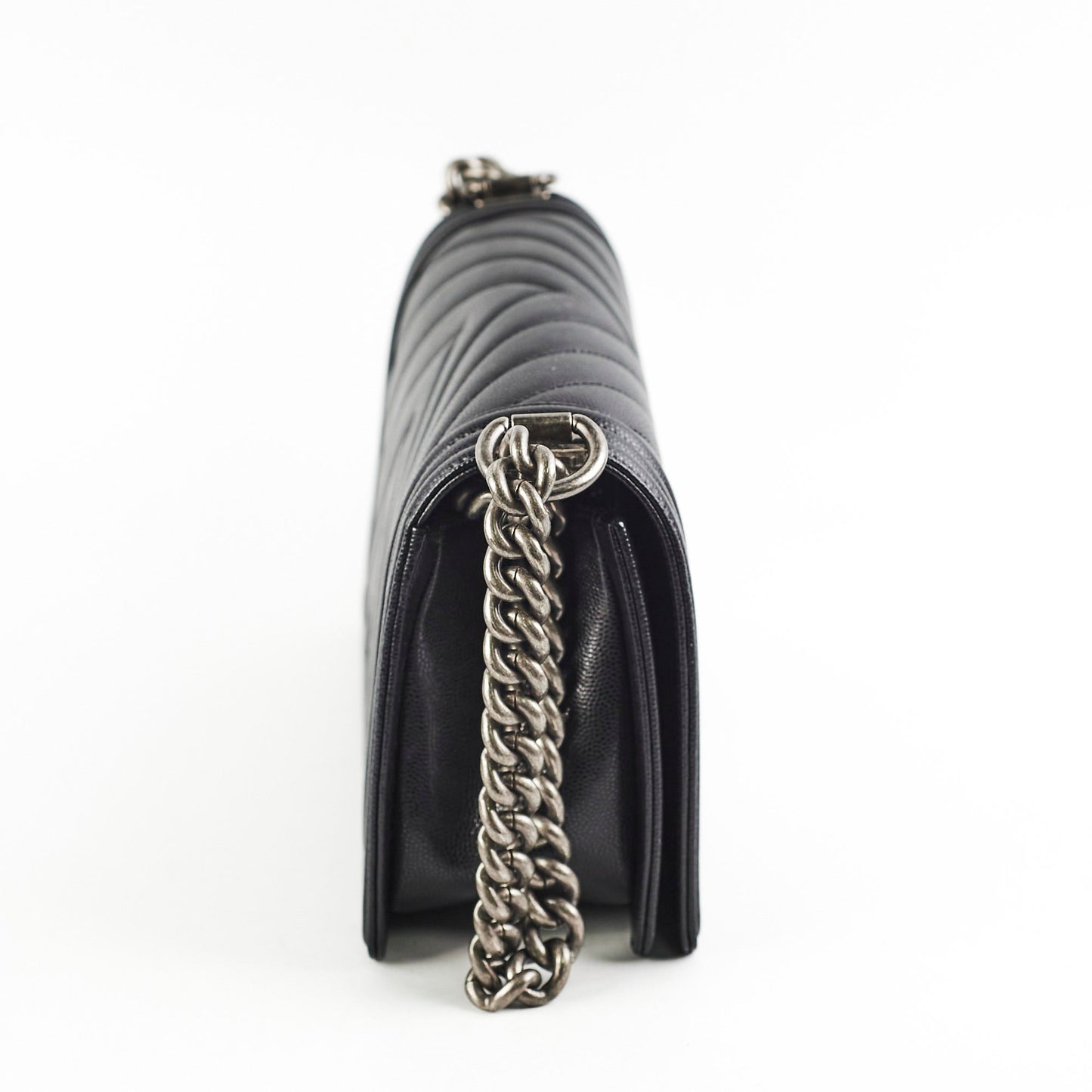 Chanel Caviar Old Medium Boy Black