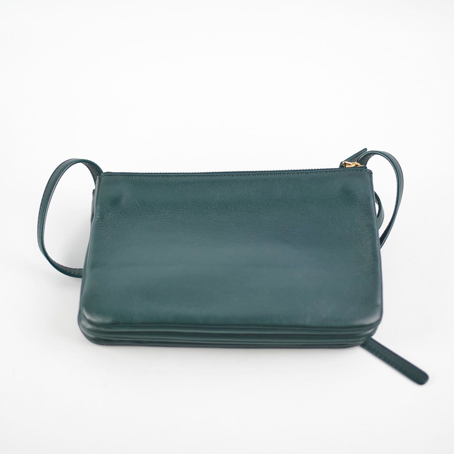 Celine Trio Bag Lambskin Green