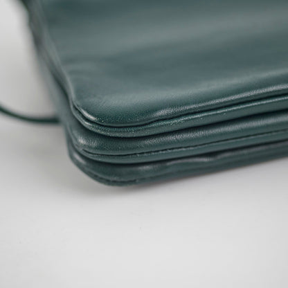 Celine Trio Bag Lambskin Green