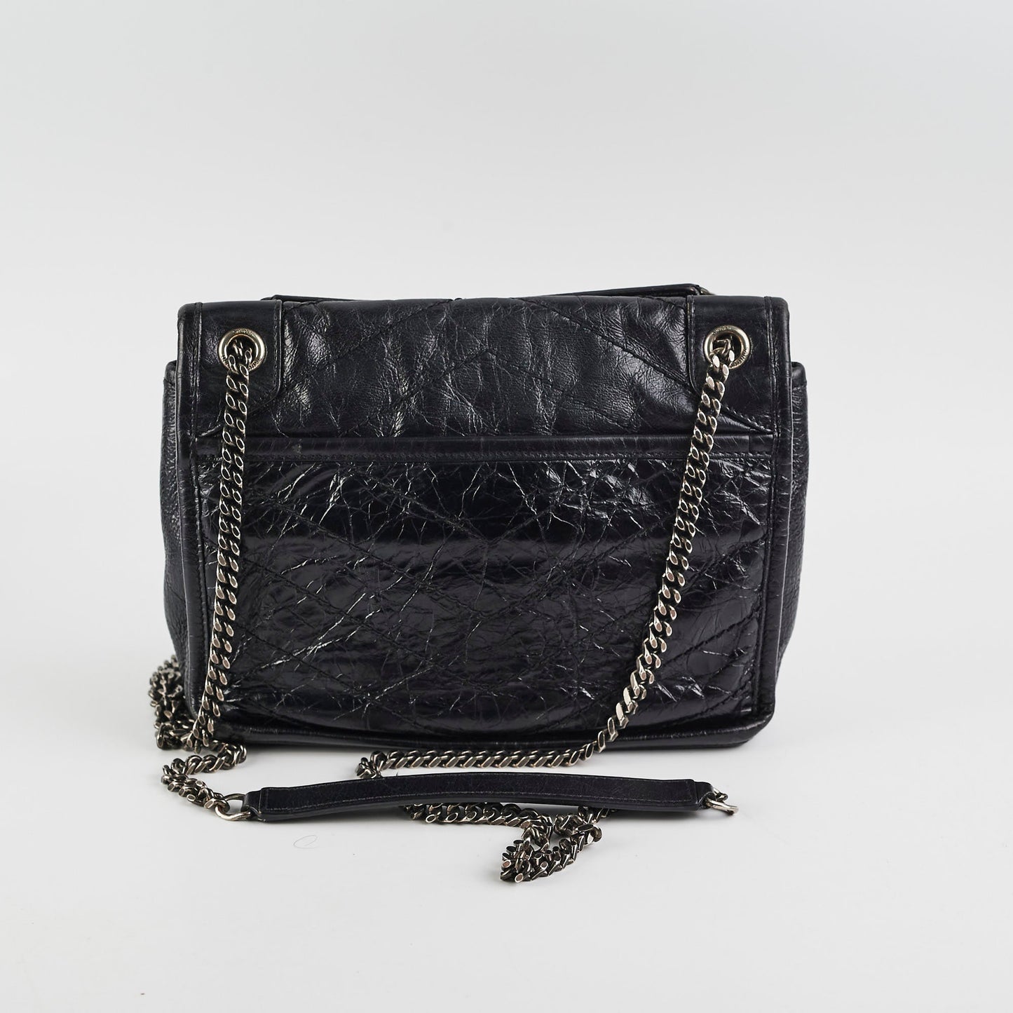 Saint Laurent Baby Niki Calfskin Bag Black