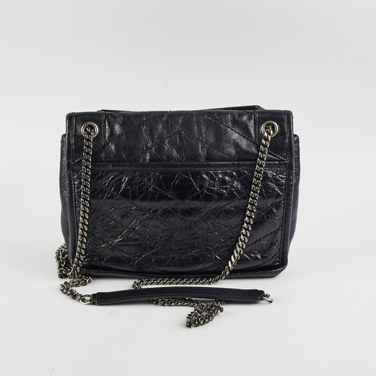 Saint Laurent Baby Niki Calfskin Bag Black
