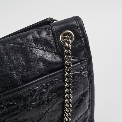 Saint Laurent Baby Niki Calfskin Bag Black