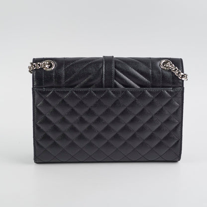 Saint Laurent Envelope Black Shoulder Bag