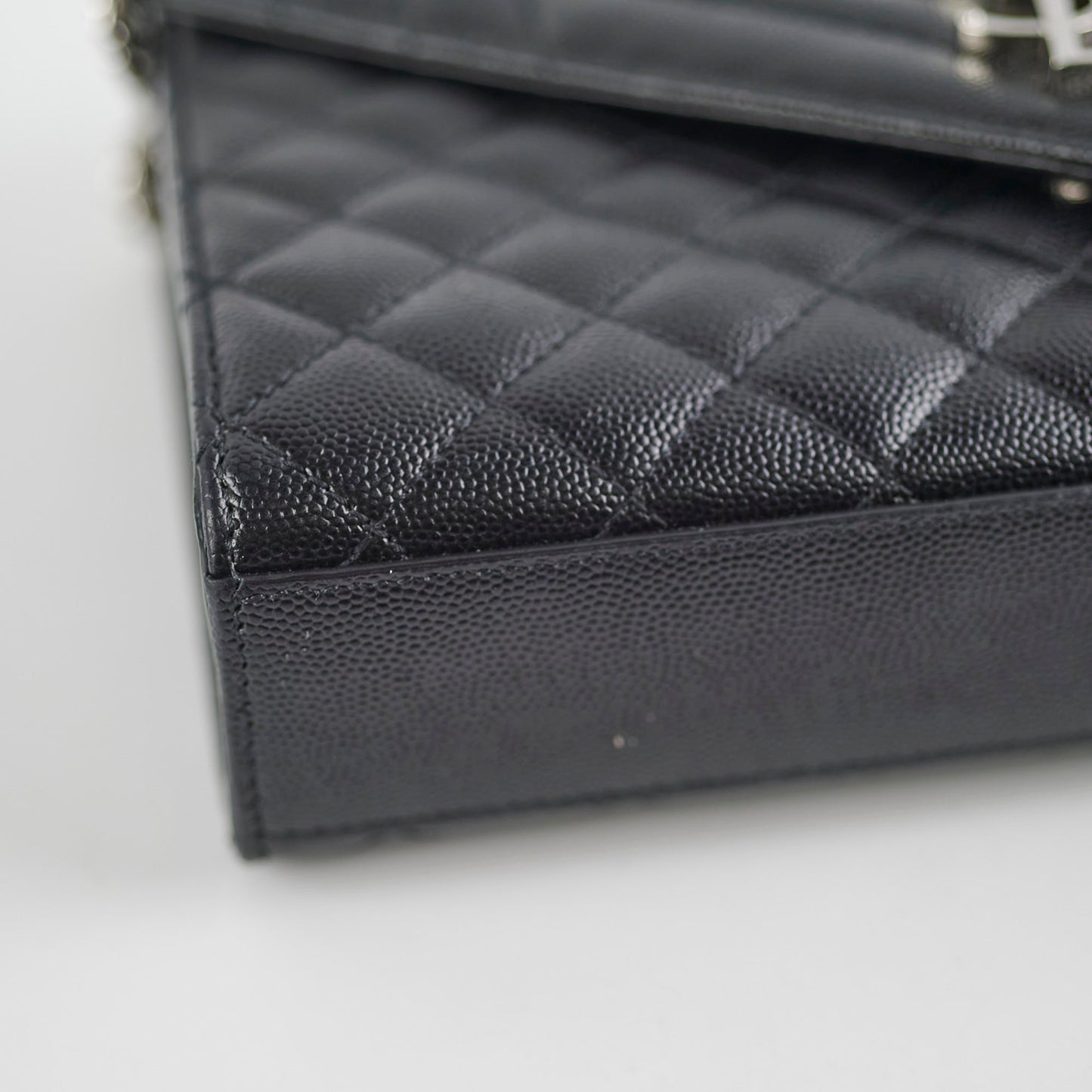 Saint Laurent Envelope Black Shoulder Bag