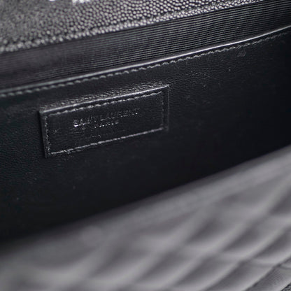 Saint Laurent Envelope Black Shoulder Bag