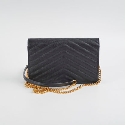 Saint Laurent Wallet On Chain Black
