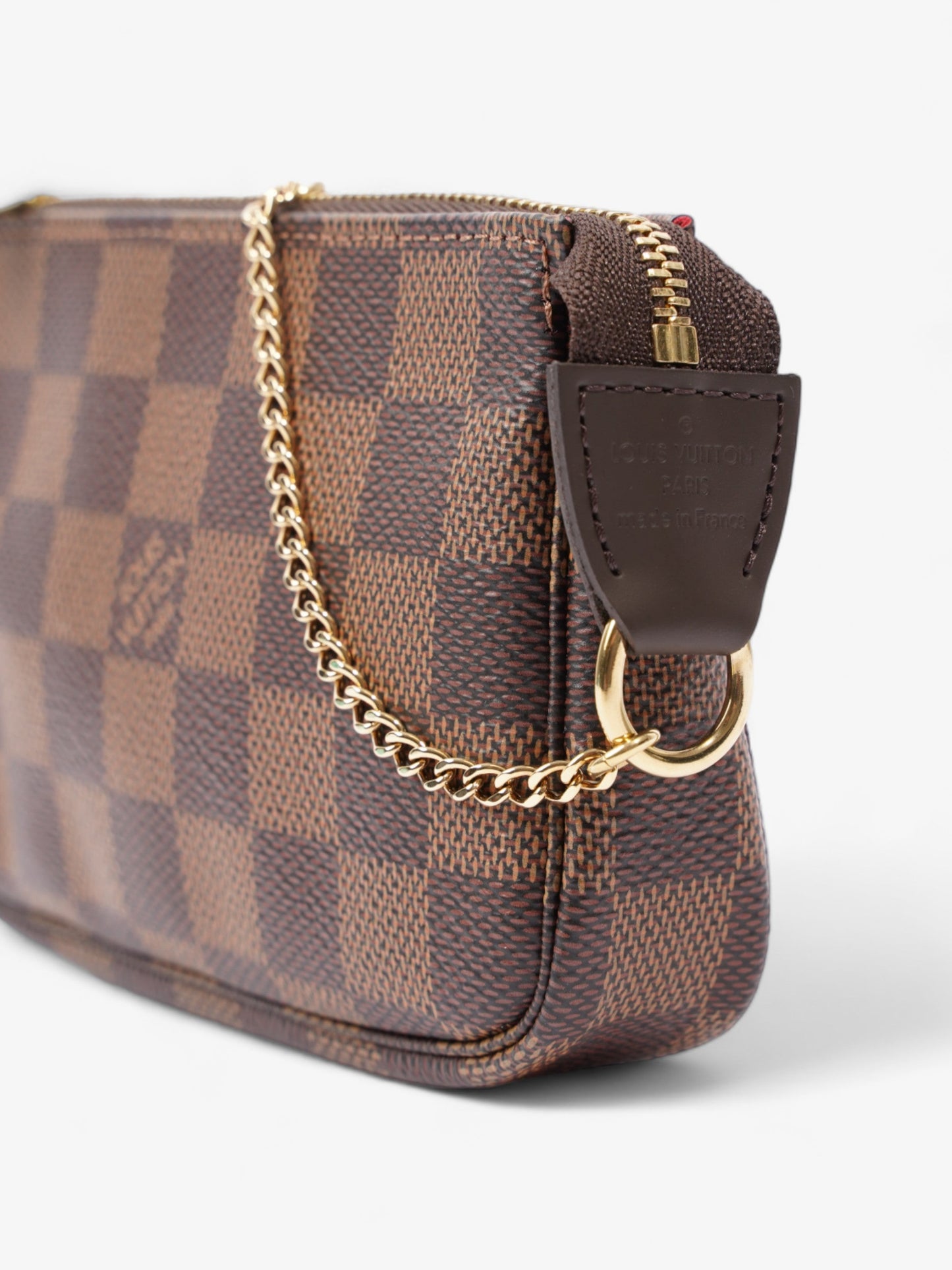 Louis Vuitton Mini Pochette Accessoires Damier Ebene Coated Canvas