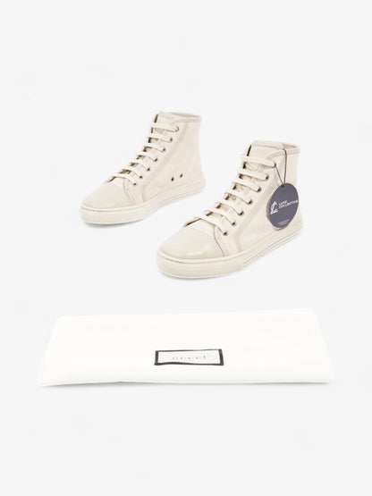 Gucci GG Monogram High-Top Sneakers Beige  Canvas EU 38 UK 5