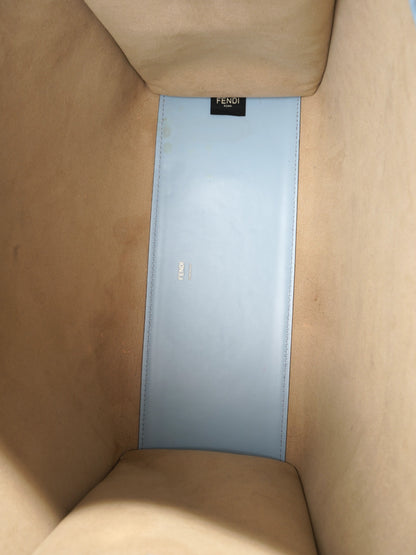 Fendi Sunshine Baby Blue Leather Large